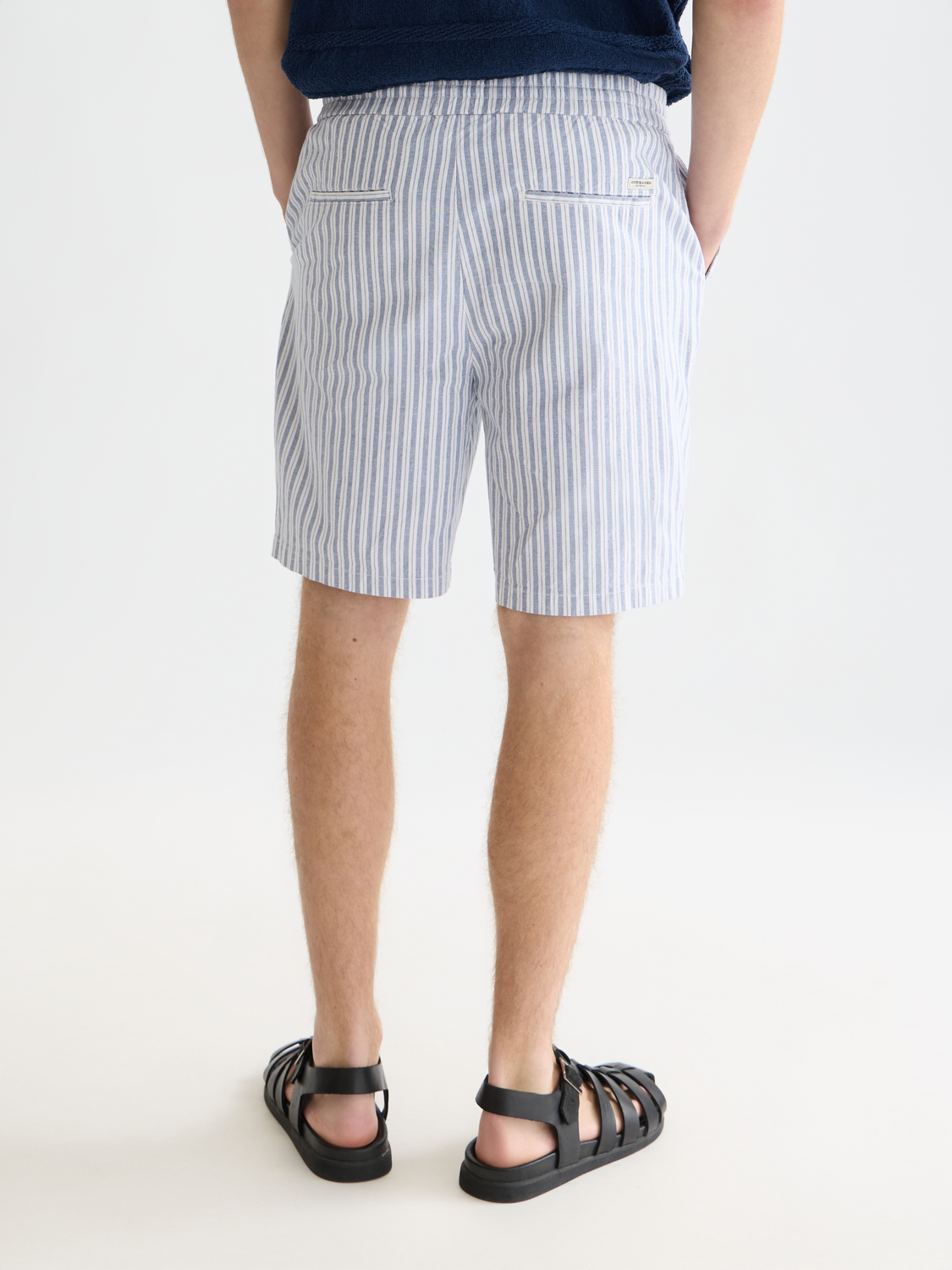 Fave cotton-linen shorts - Scotch & Soda AU