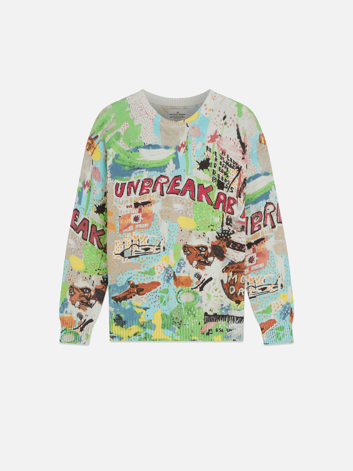 Basquiat loosefit pullover - Scotch & Soda AU