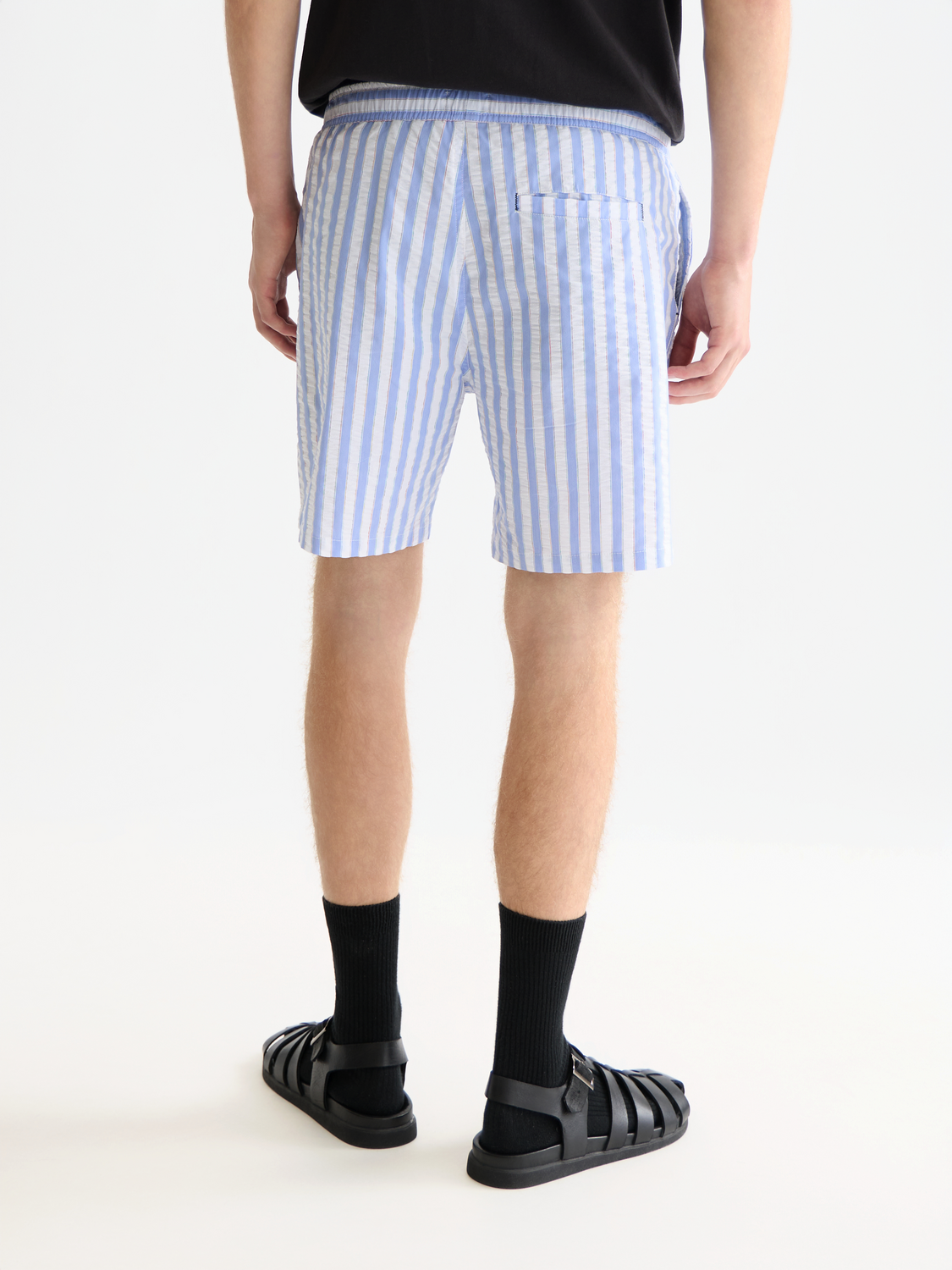 Striped mid-length swimshorts - Scotch & Soda AU