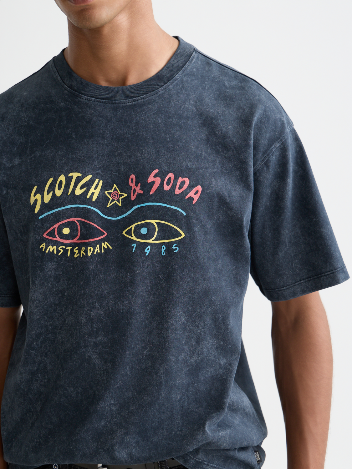 Washed artwork t-shirt - Scotch & Soda AU