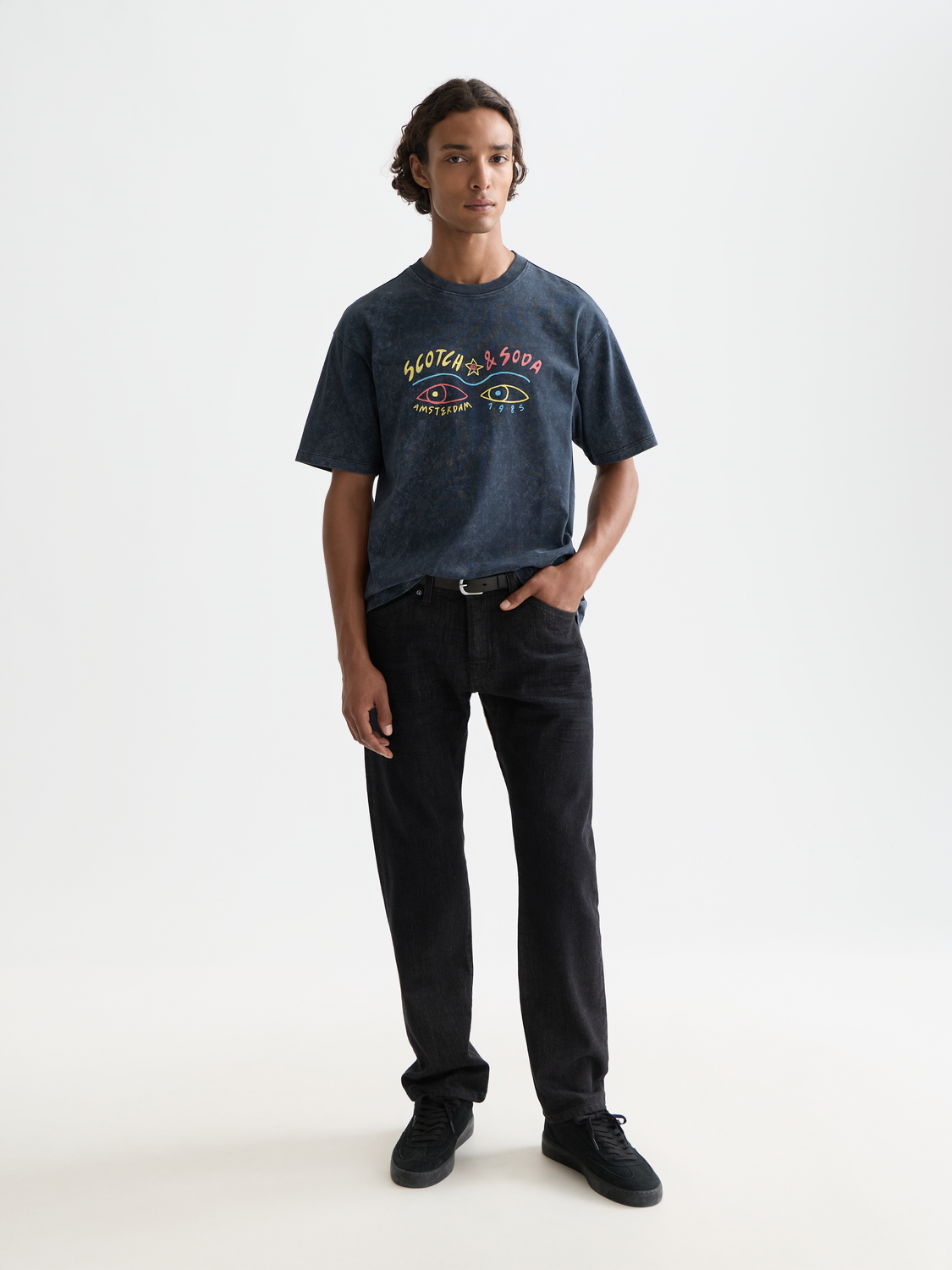 Washed artwork t-shirt - Scotch & Soda AU