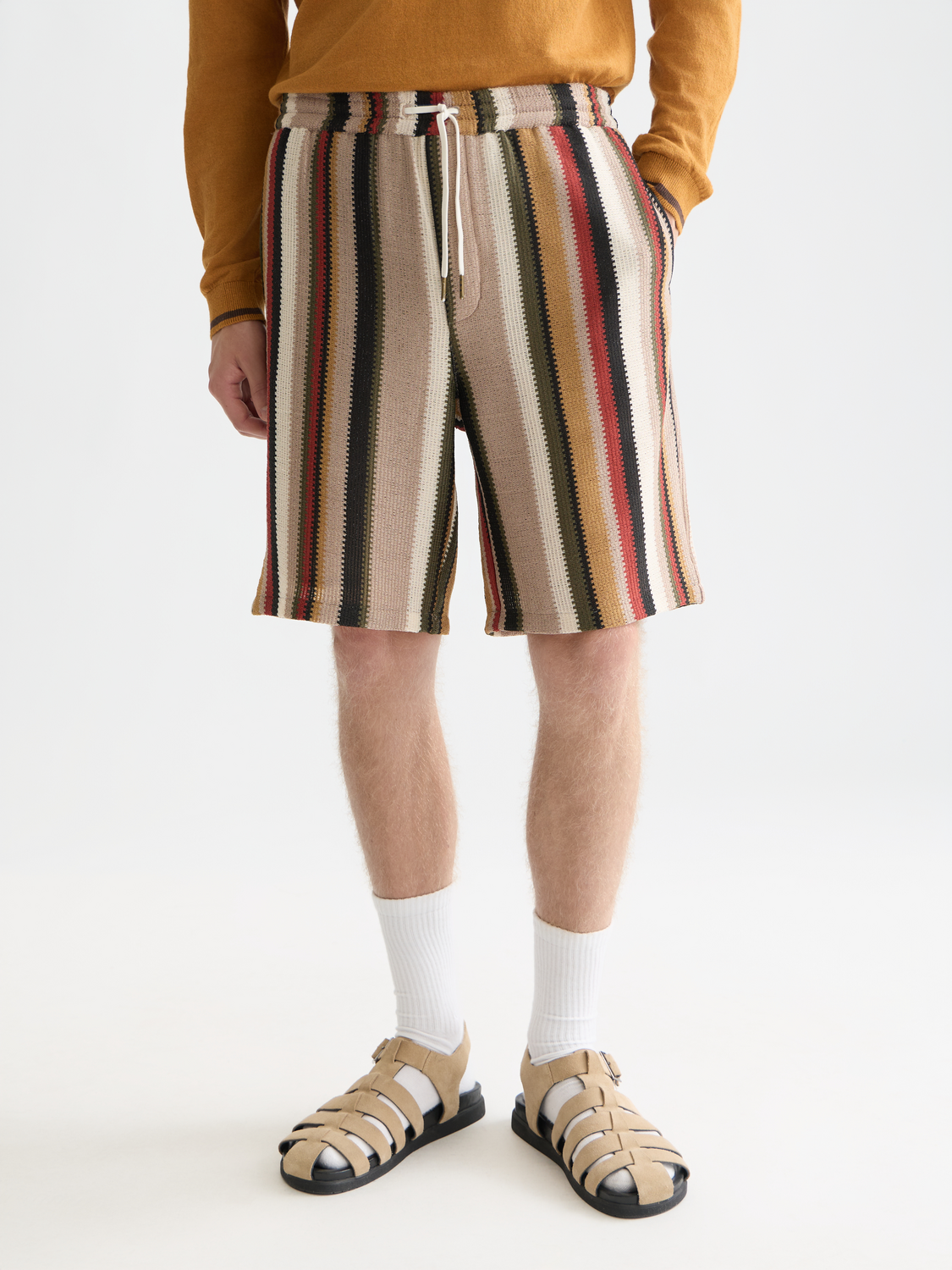 Crochet striped shorts - Scotch & Soda AU