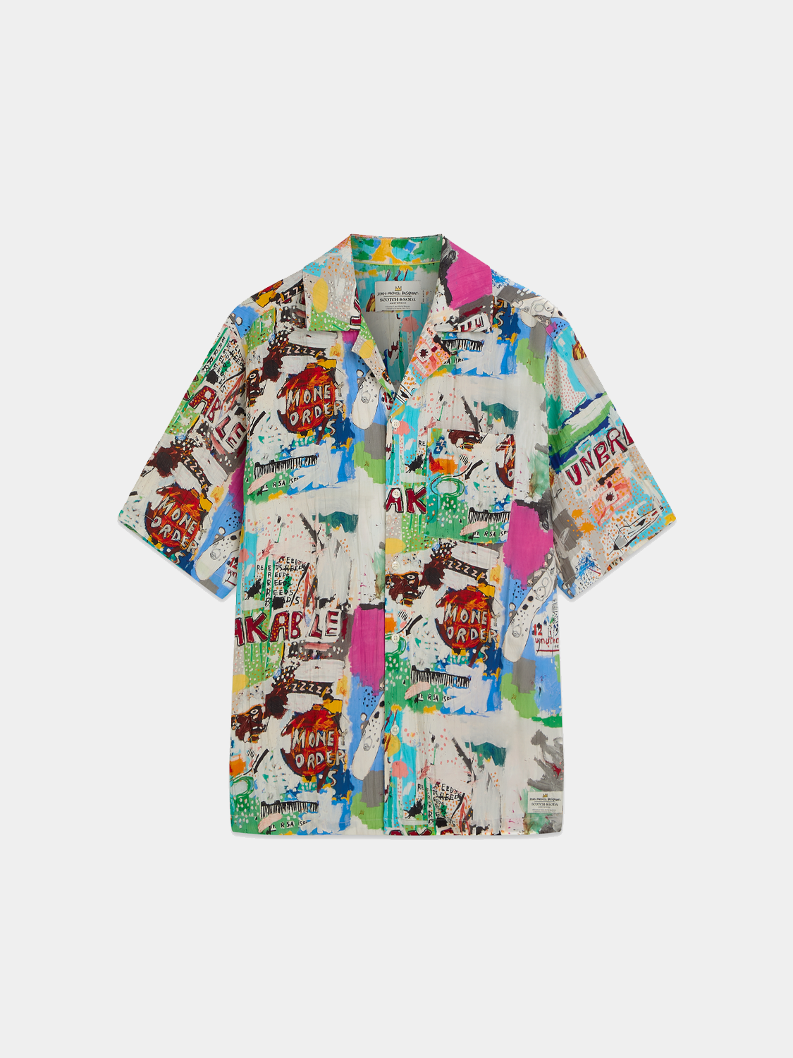 Basquiat relaxed fit S/S shirt - Scotch & Soda AU