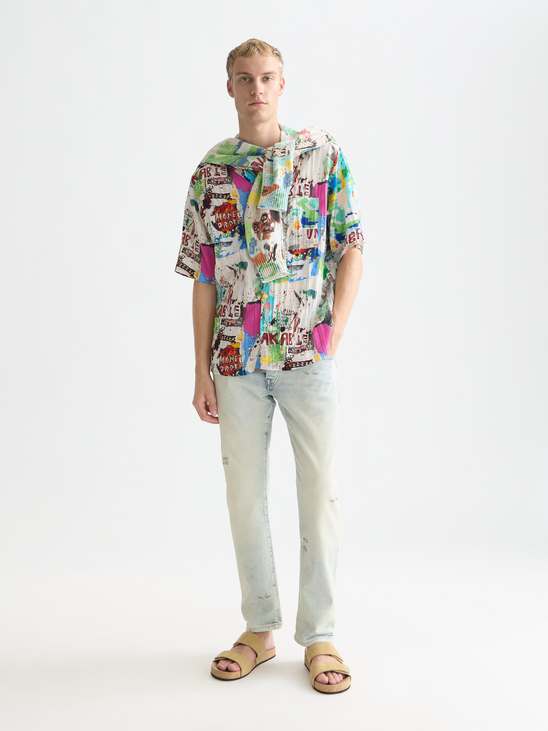Basquiat relaxed fit S/S shirt - Scotch & Soda AU
