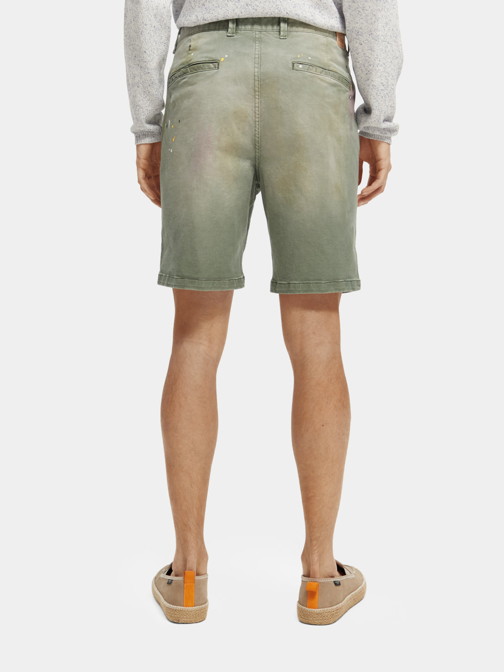 Fave garment-dyed twill shorts - Scotch & Soda AU