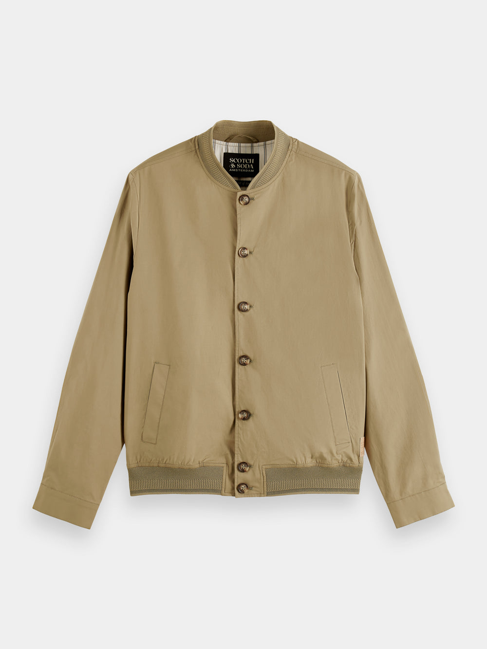 Lightweight poplin bomber jacket – Scotch & Soda AU