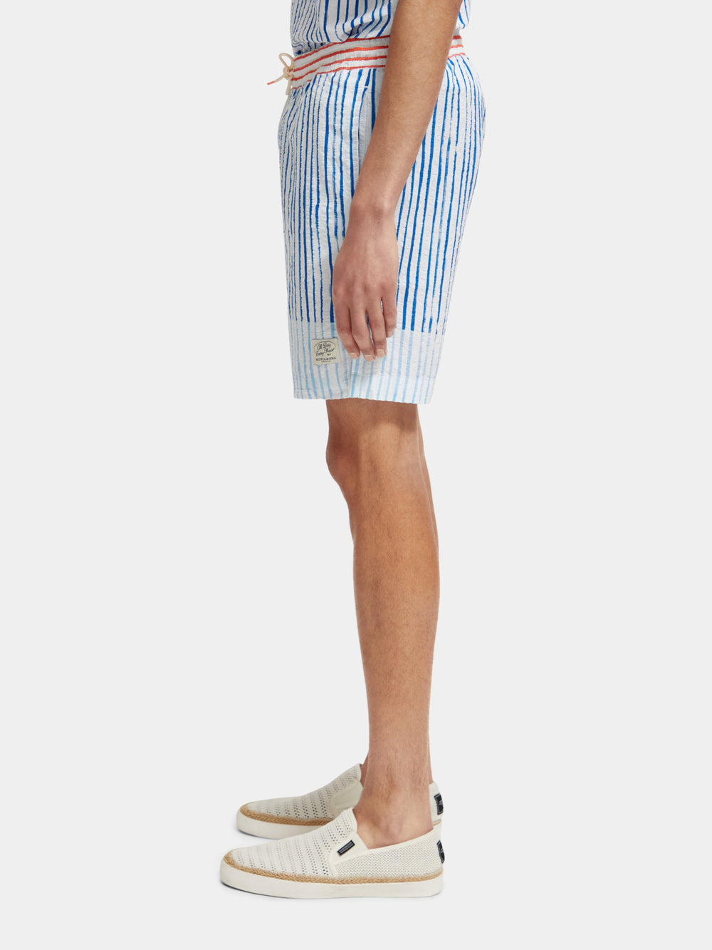 Fave seersucker striped Bermuda shorts - Scotch & Soda AU