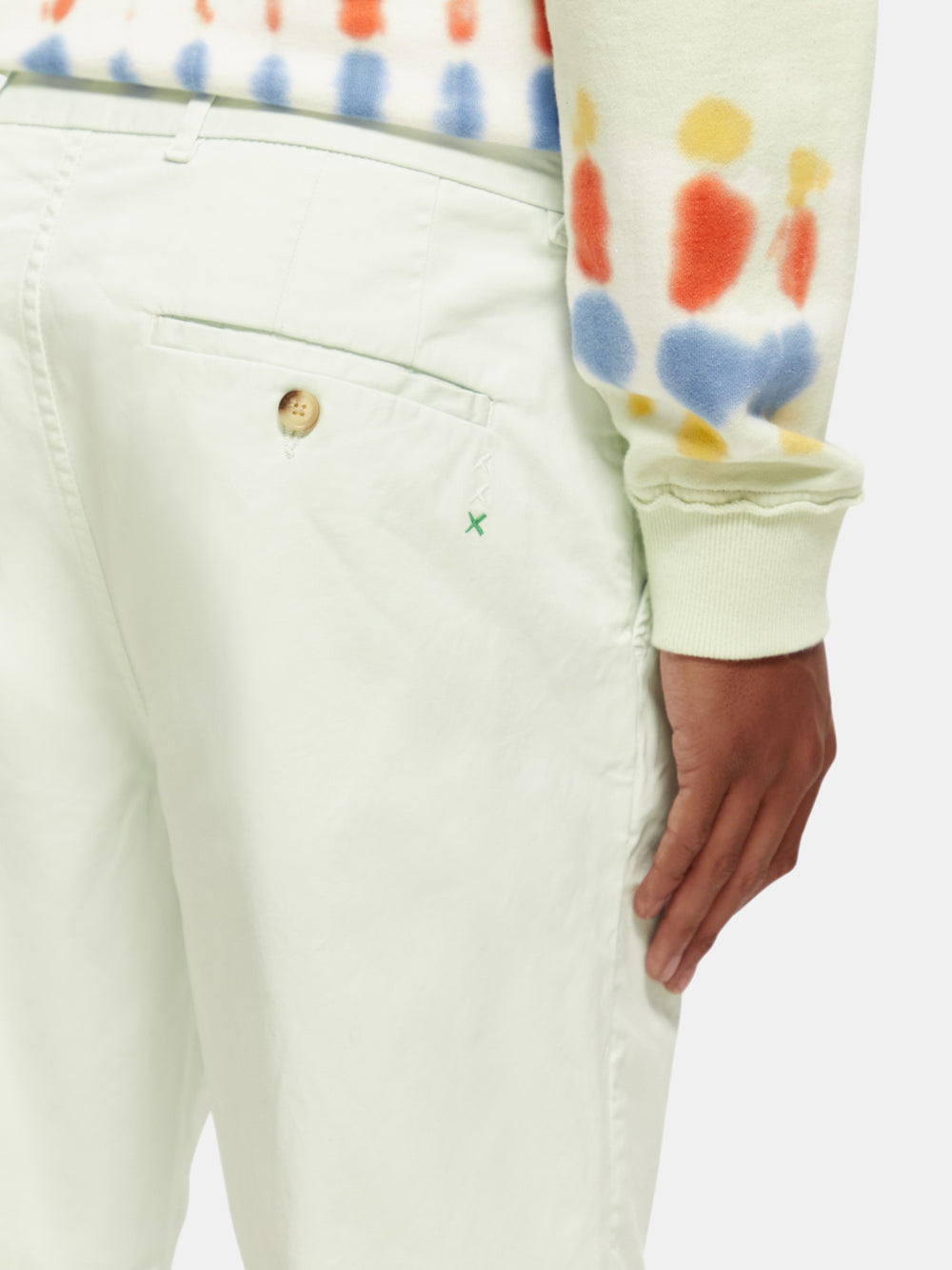Stuart garment-dyed pima cotton shorts - Scotch & Soda AU