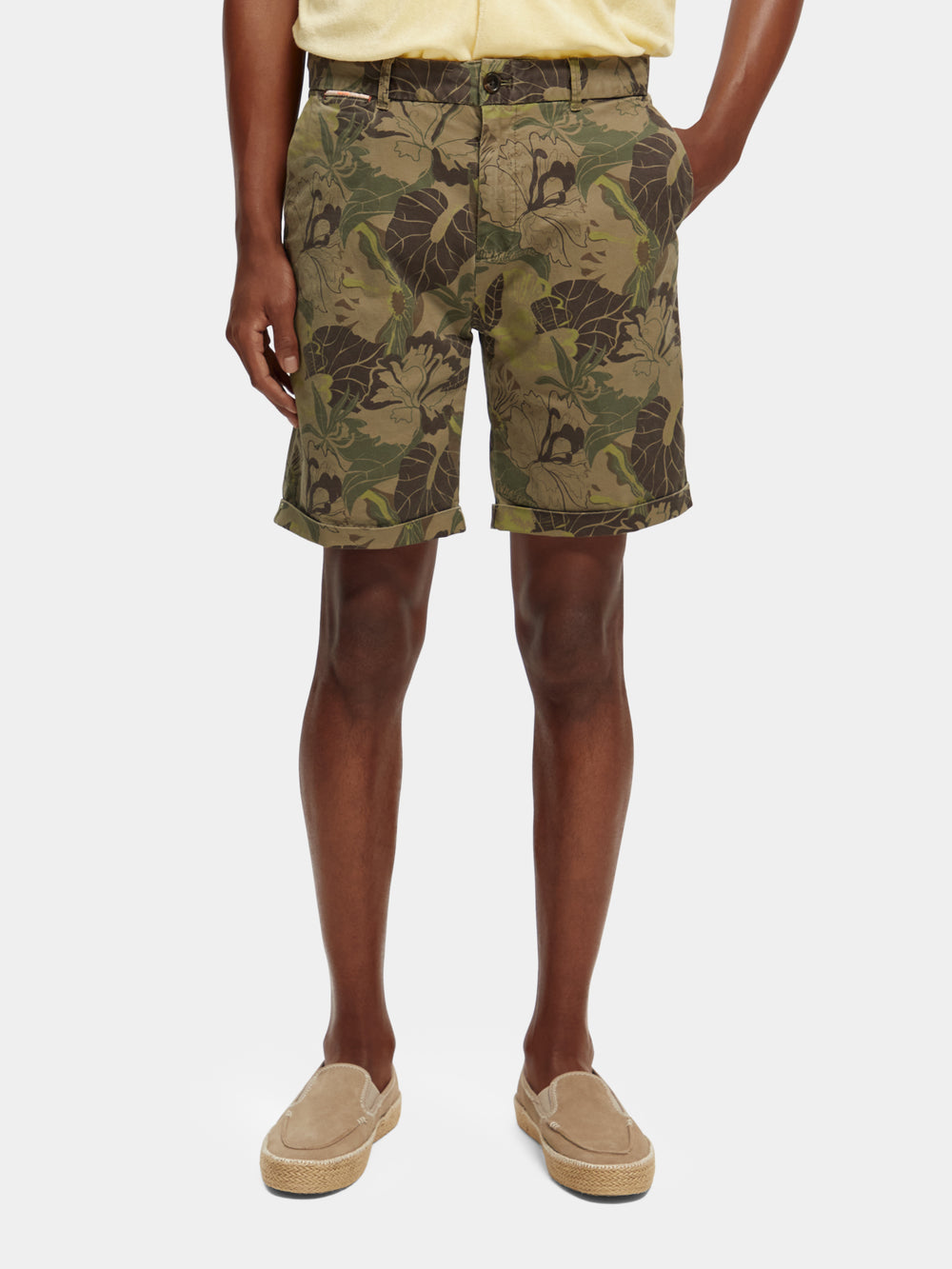 Stuart garment-dyed pima cotton shorts - Scotch & Soda AU