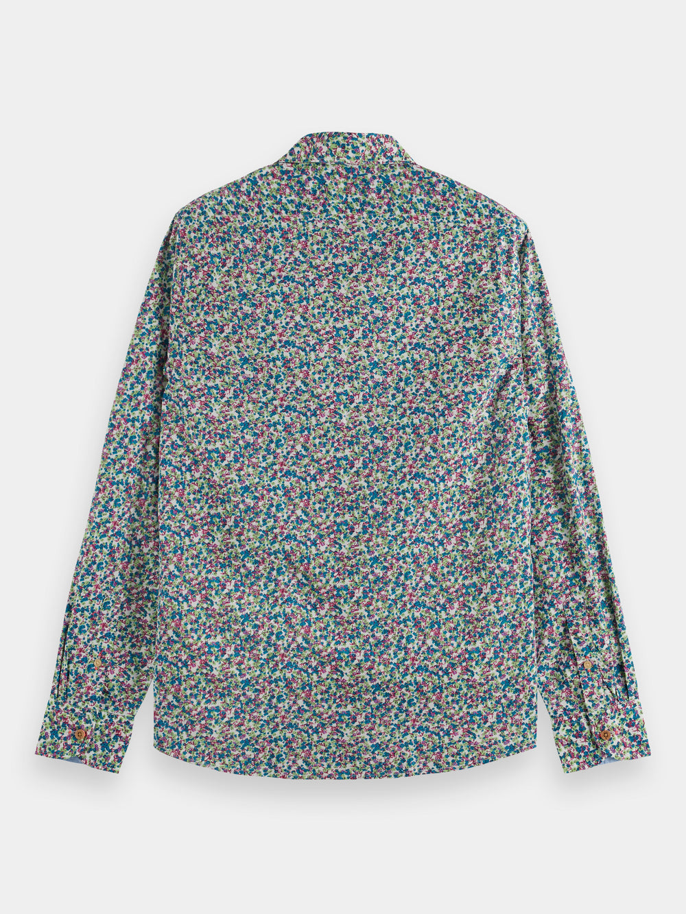 Slim-fit printed poplin shirt – Scotch & Soda AU