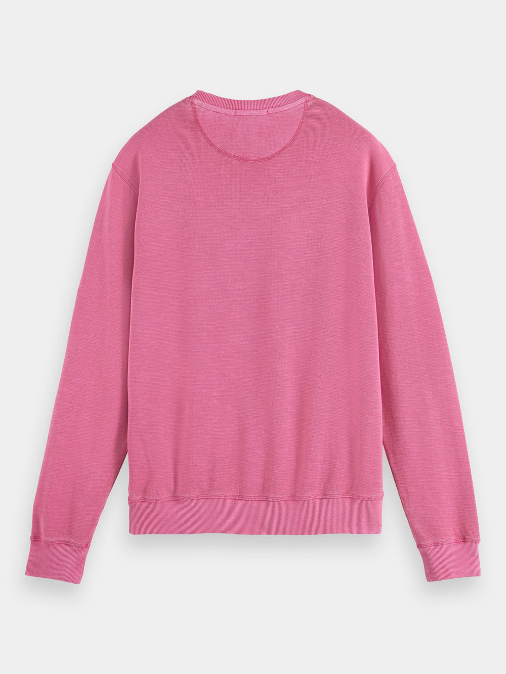 Garment-dyed structured sweatshirt - Scotch & Soda AU