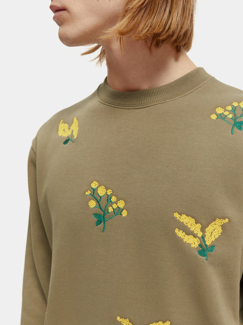 Embroidered sweatshirt - Scotch & Soda AU