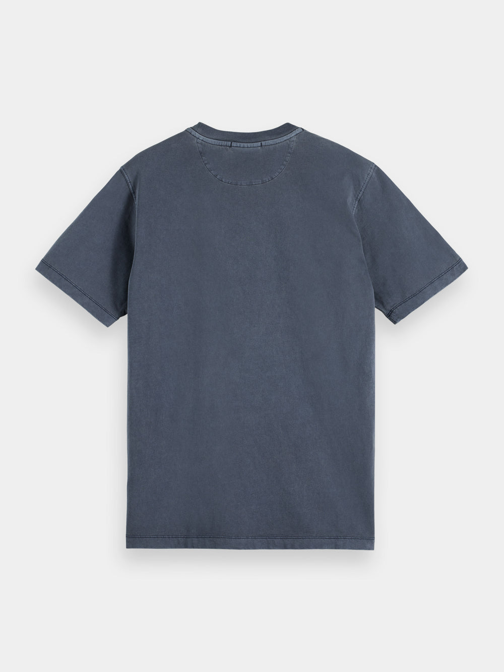 Garment-dyed logo embroidery t-shirt - Scotch & Soda AU
