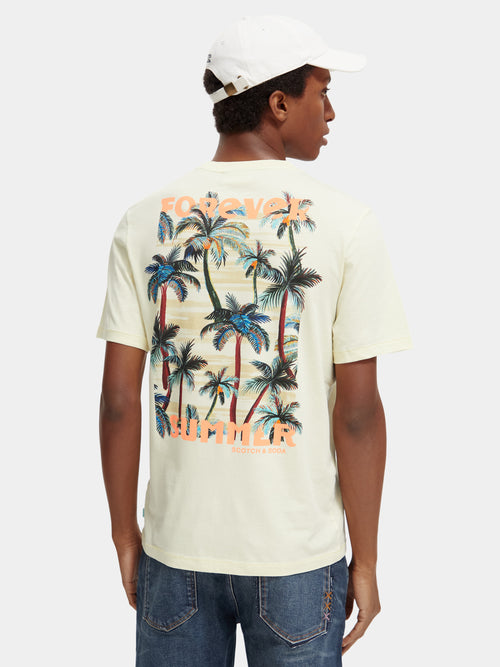 Endless summer artwork t-shirt - Scotch & Soda AU
