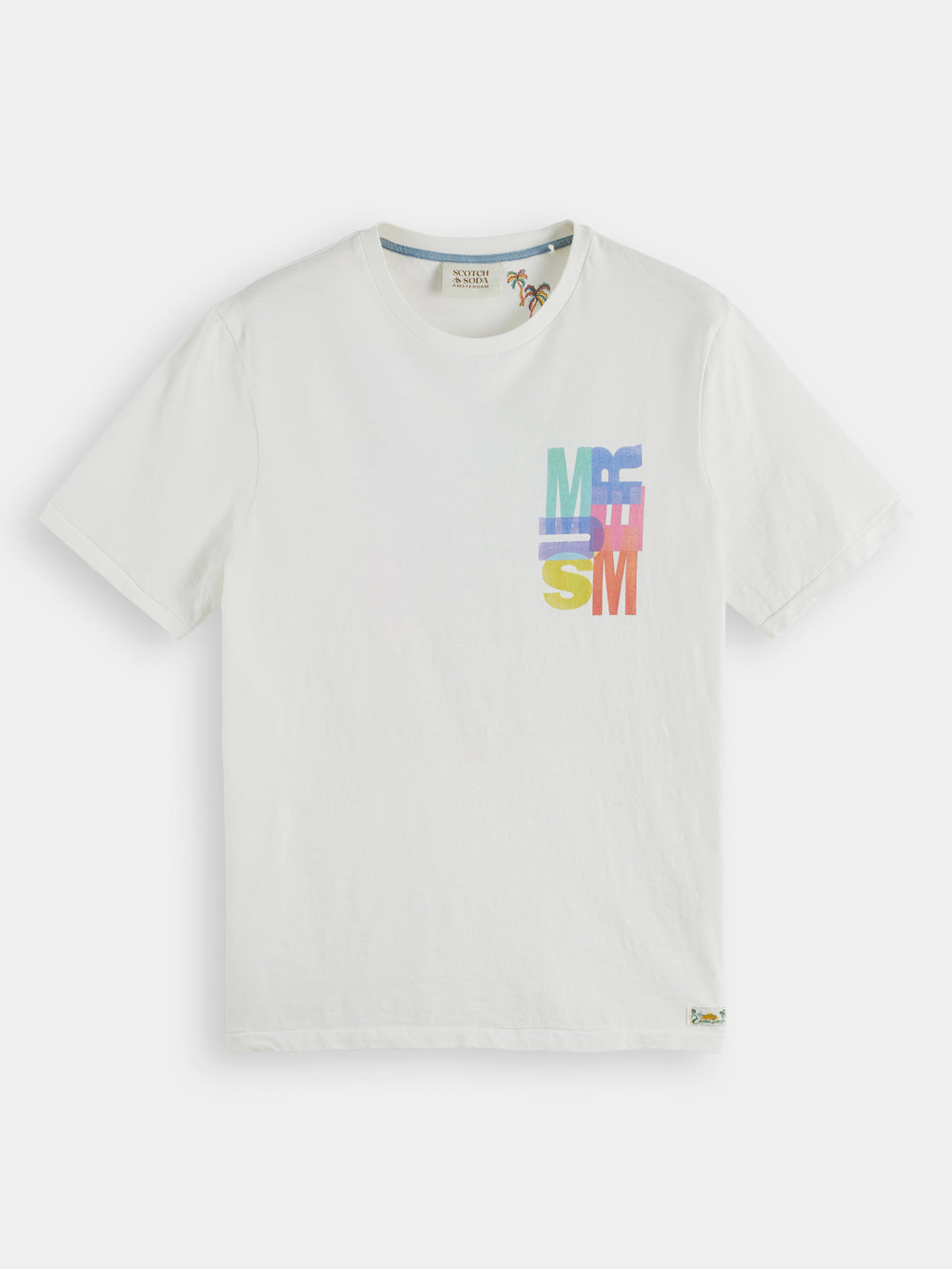 Summer artwork t-shirt - Scotch & Soda AU