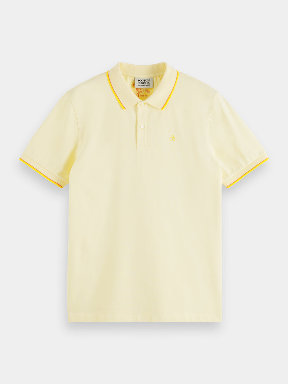 Classic polo shirt with tipping - Scotch & Soda AU