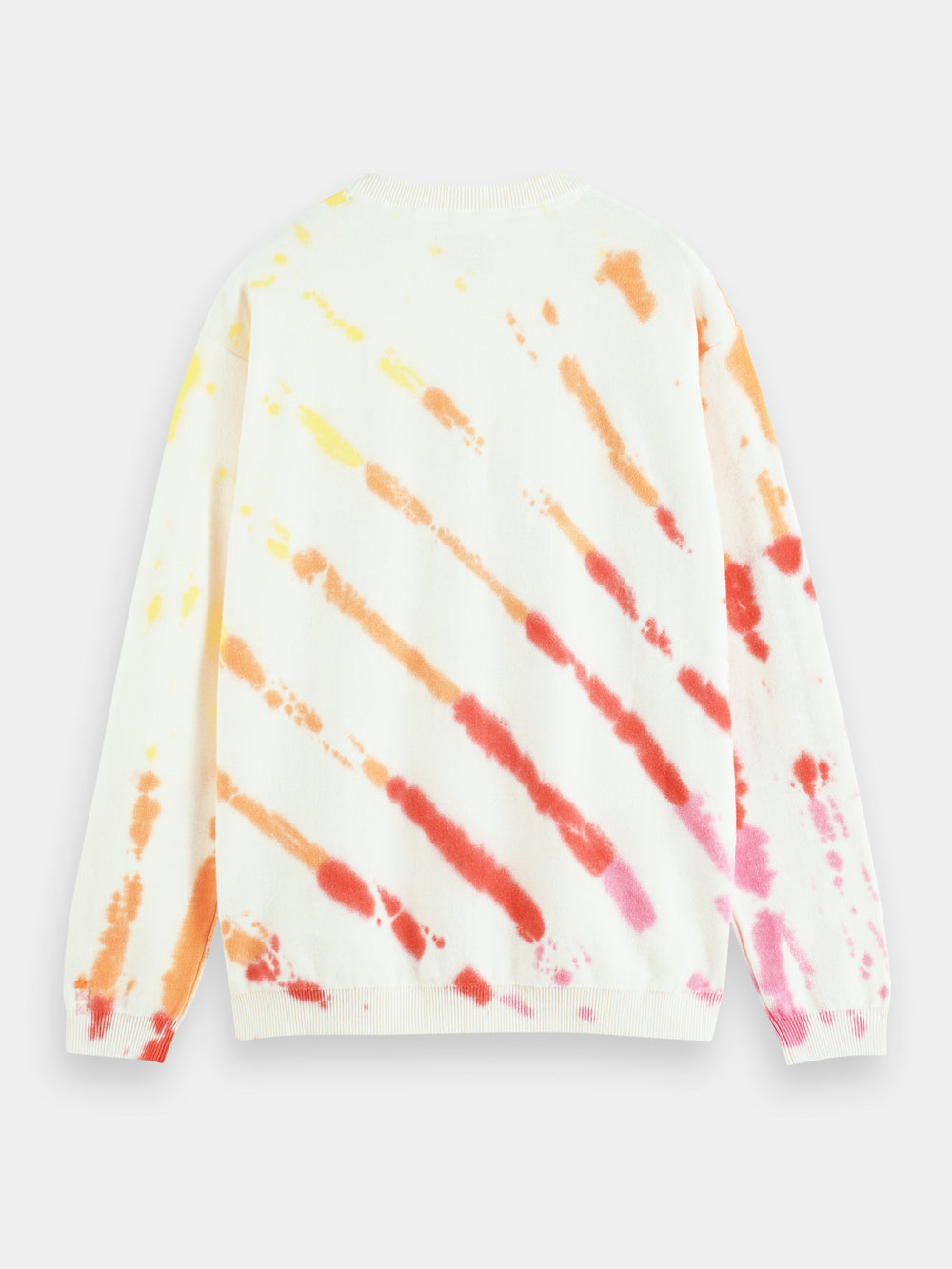 Tie-dye cotton crewneck pullover - Scotch & Soda AU