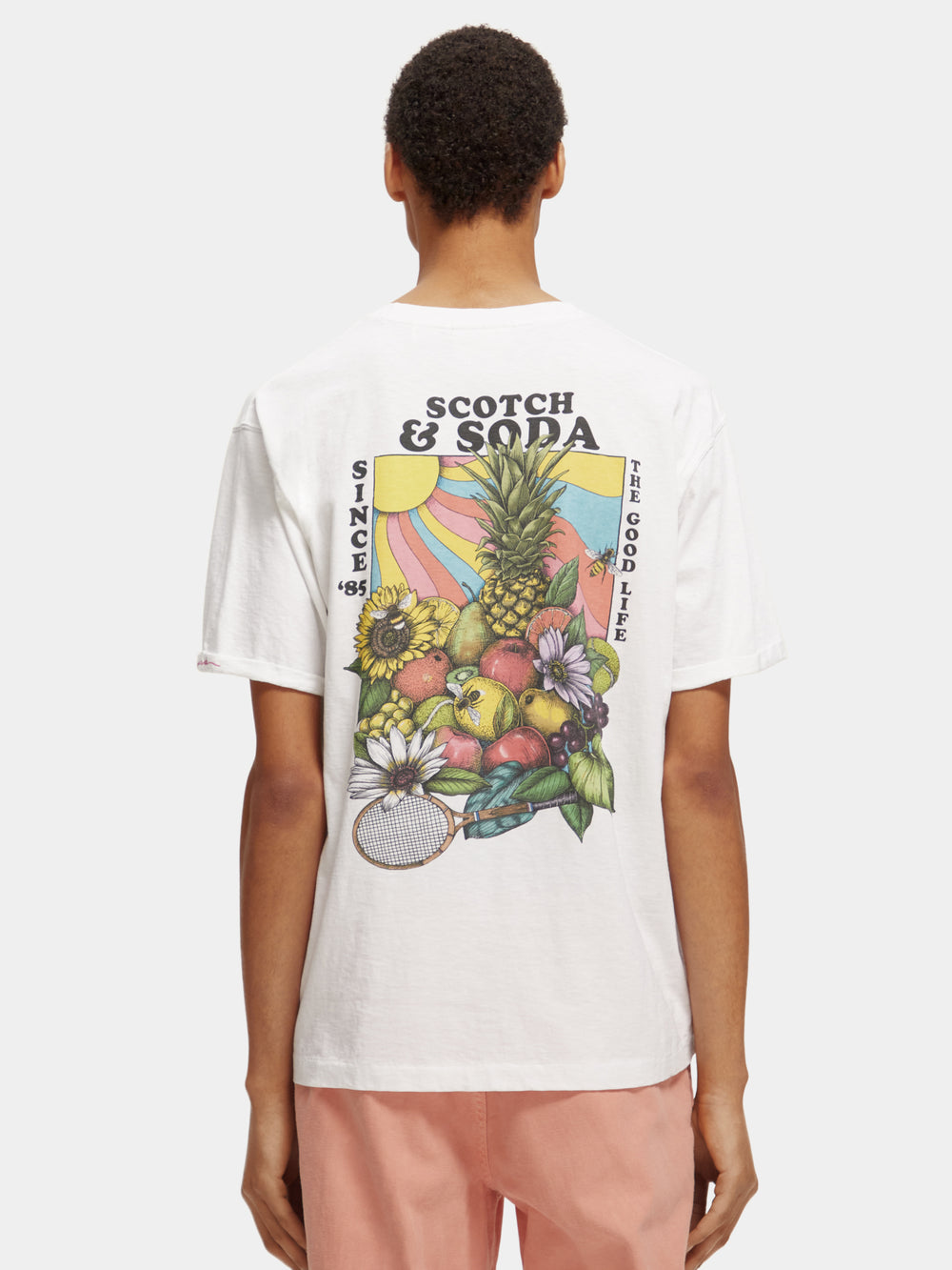 Front & back artwork t-shirt - Scotch & Soda AU