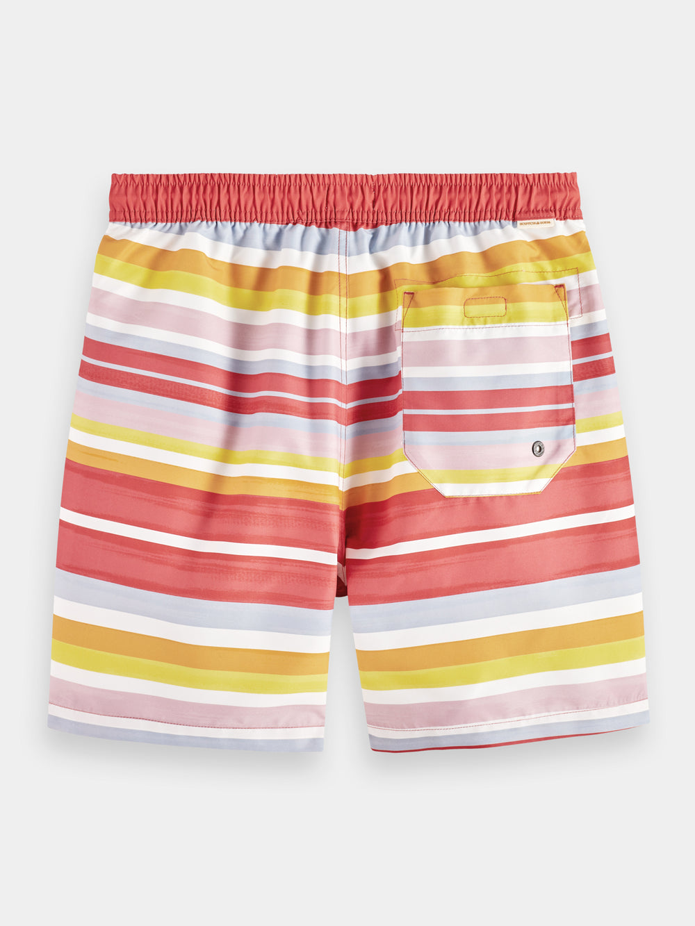 Mid-length stripe printed swimshorts - Scotch & Soda AU