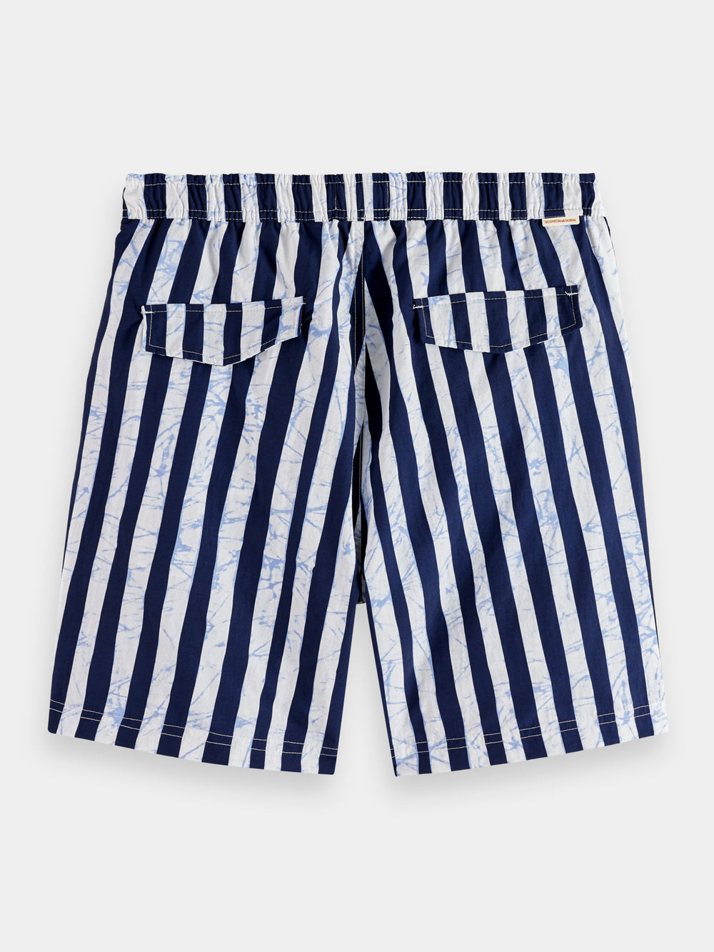Mid-length Batik stripe printed swimshorts - Scotch & Soda AU