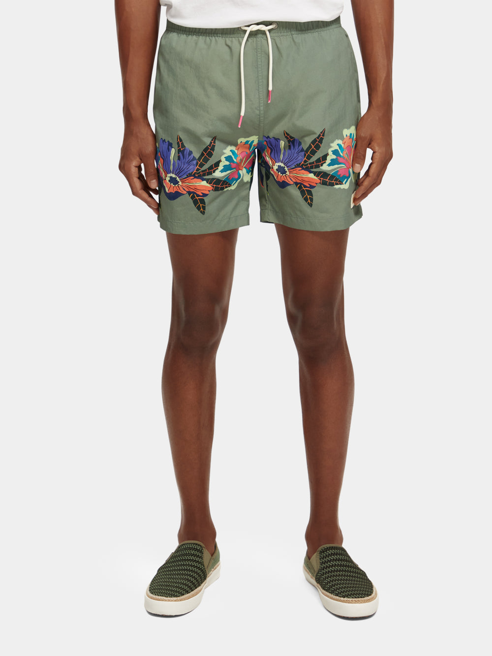 Mid-length placement printed swimshorts - Scotch & Soda AU