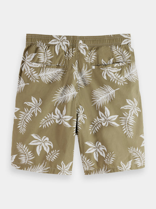 Printed poplin Bermuda shorts - Scotch & Soda AU