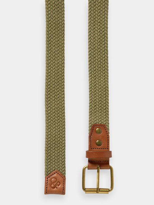 Braided canvas cord belt - Scotch & Soda AU