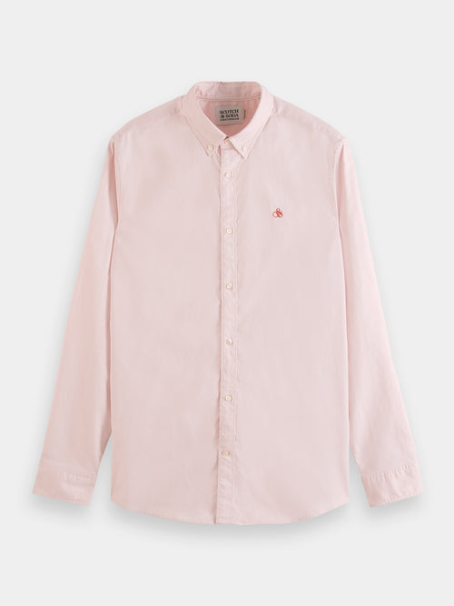 Regular fit organic cotton Oxford shirt - Scotch & Soda AU