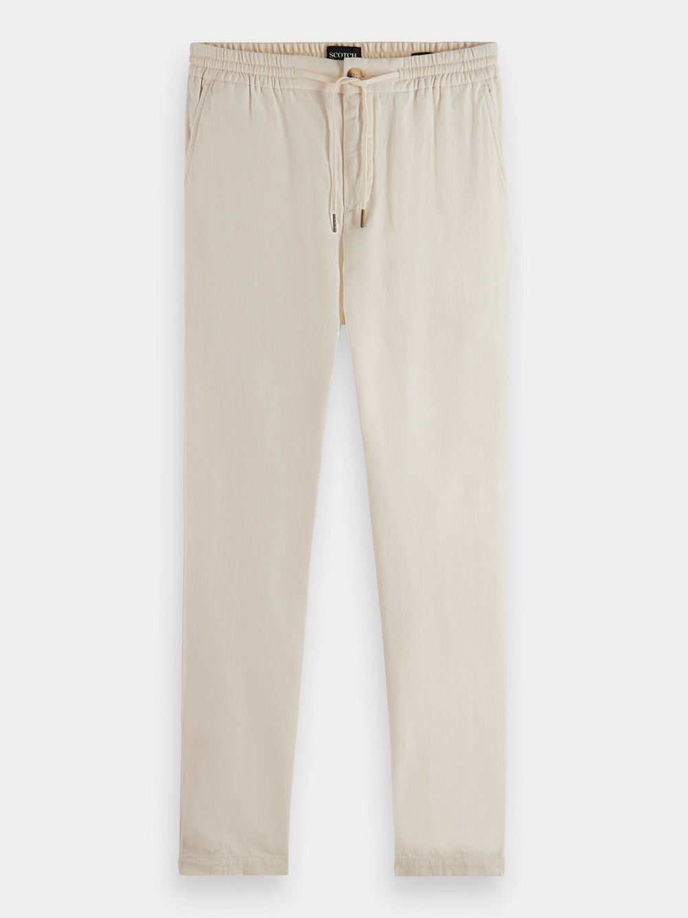 Warren - Cotton/linen jogger - Scotch & Soda AU