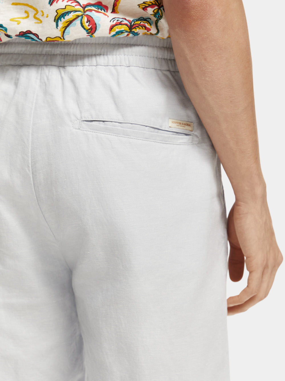 Fave cotton-linen shorts – Scotch & Soda AU