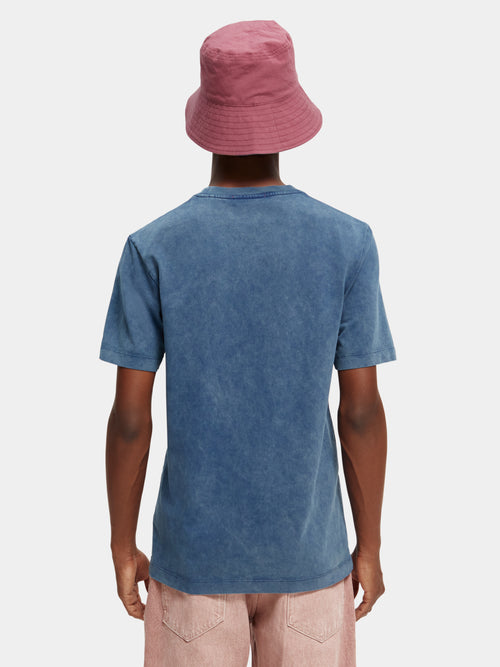 Regular fit garment-dyed artwork T-shirt - Scotch & Soda AU