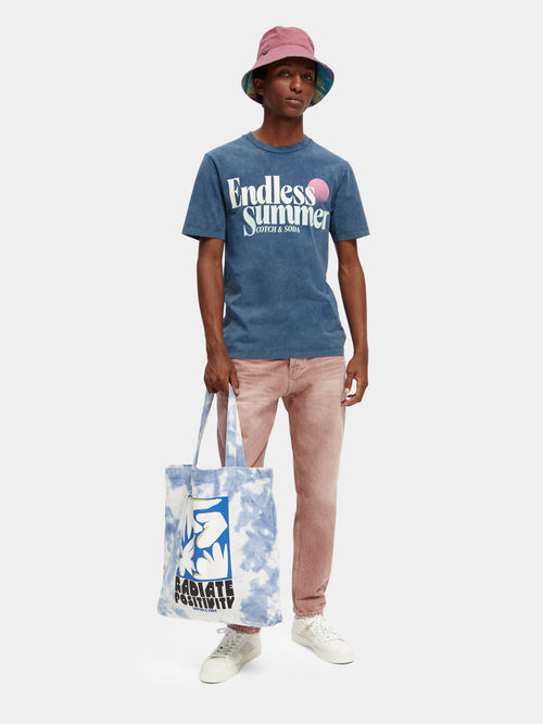 Regular fit garment-dyed artwork T-shirt - Scotch & Soda AU