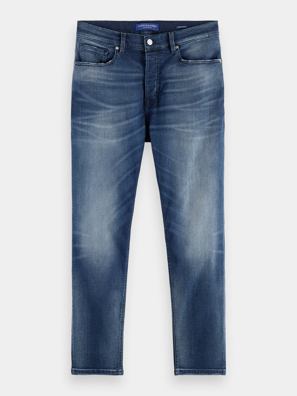 The Drop regular tapered fit jeans - Secret Blauw - Scotch & Soda AU