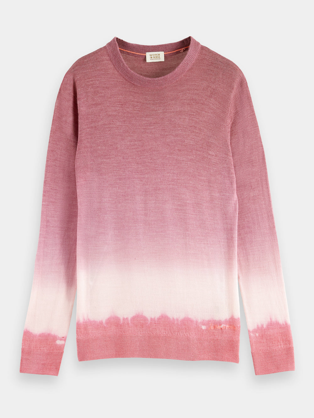 Gradient tie-dye wool-blended sweater - Scotch & Soda AU