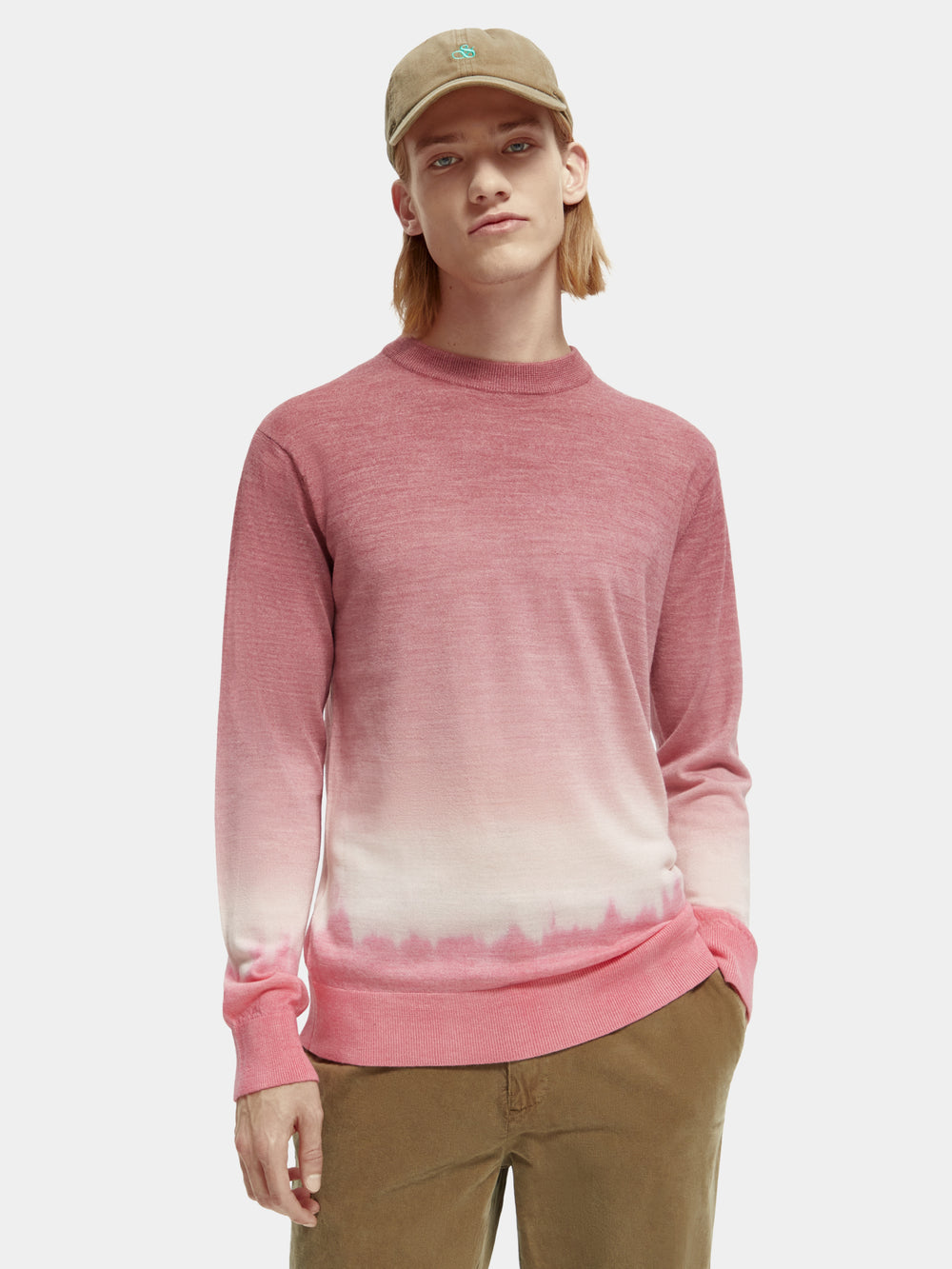 Gradient tie-dye wool-blended sweater - Scotch & Soda AU