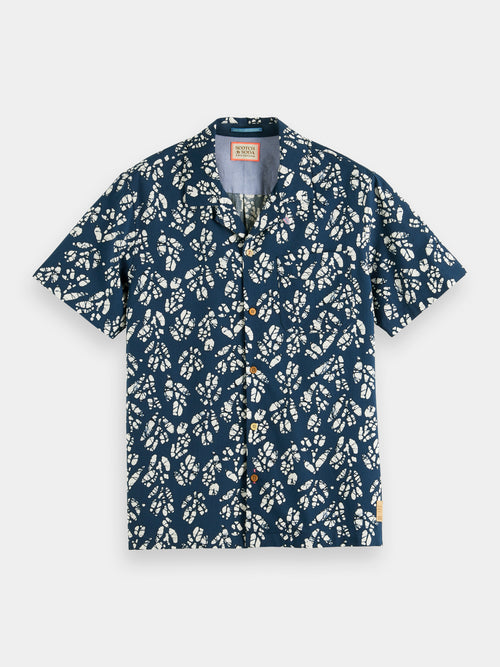 Printed short-sleeved camp shirt - Scotch & Soda AU