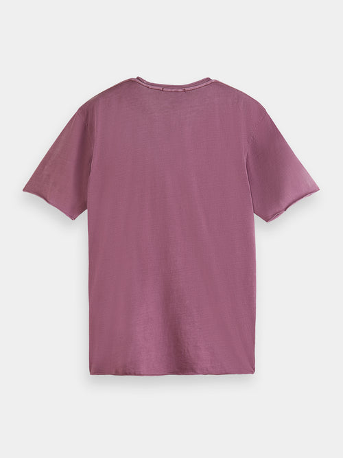 Garment-dye raw-edge T-shirt - Scotch & Soda AU
