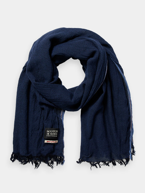 Lightweight wool-blended scarf - Scotch & Soda AU