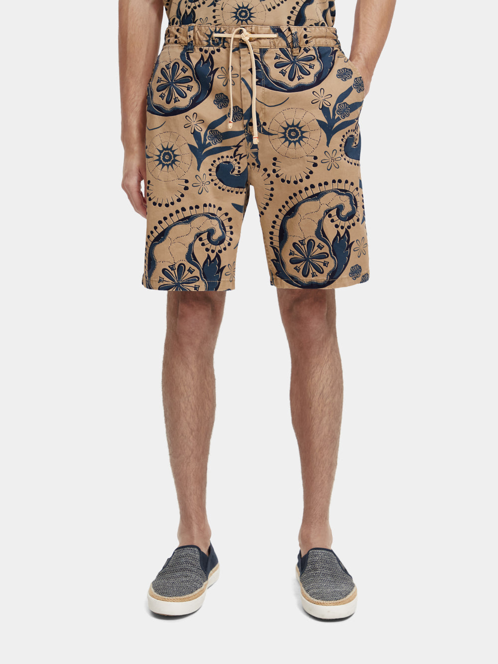 Fave printed twill shorts - Scotch & Soda AU