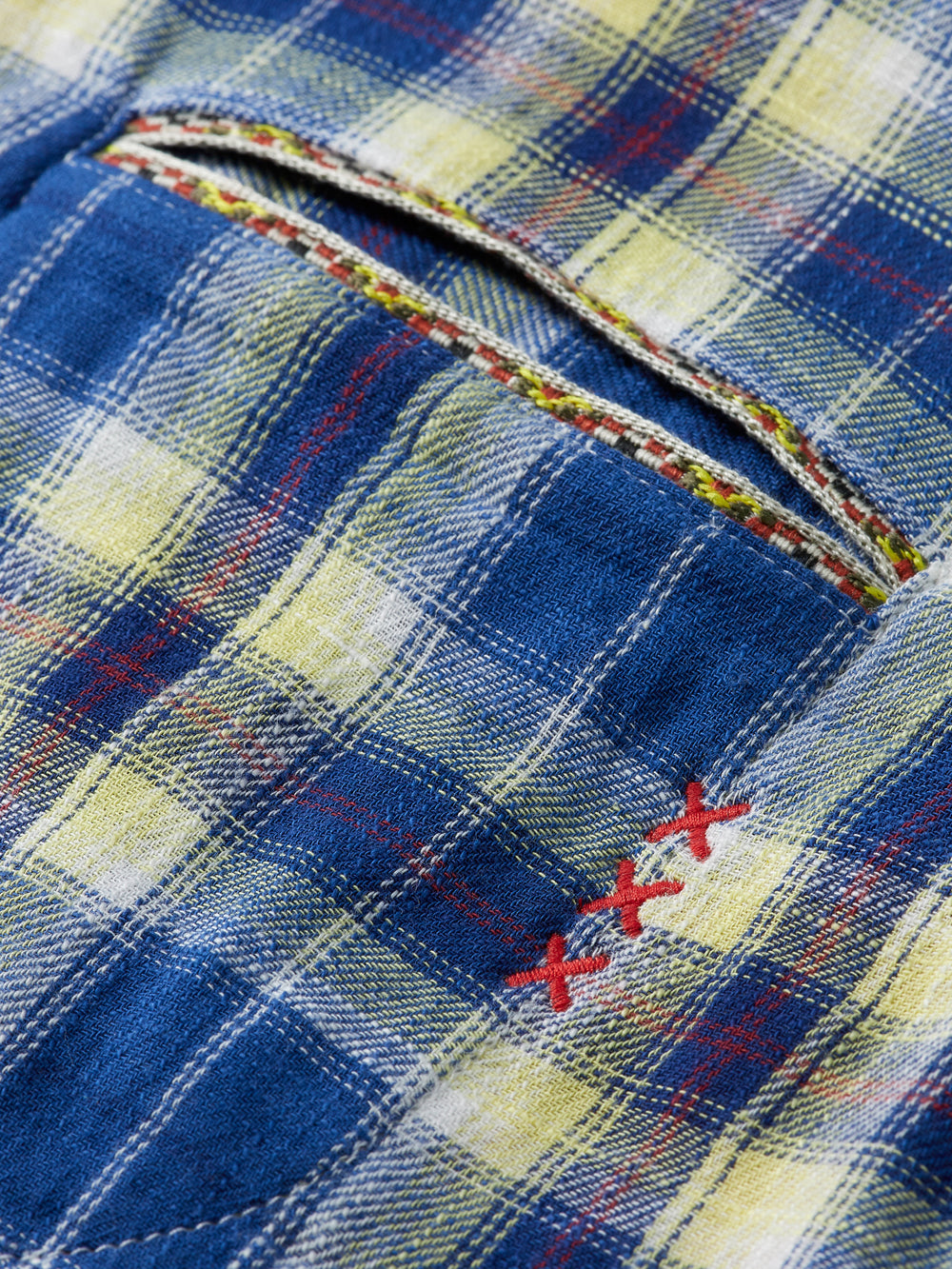Checked flannel shirt with sleeve adjustments - Scotch & Soda AU