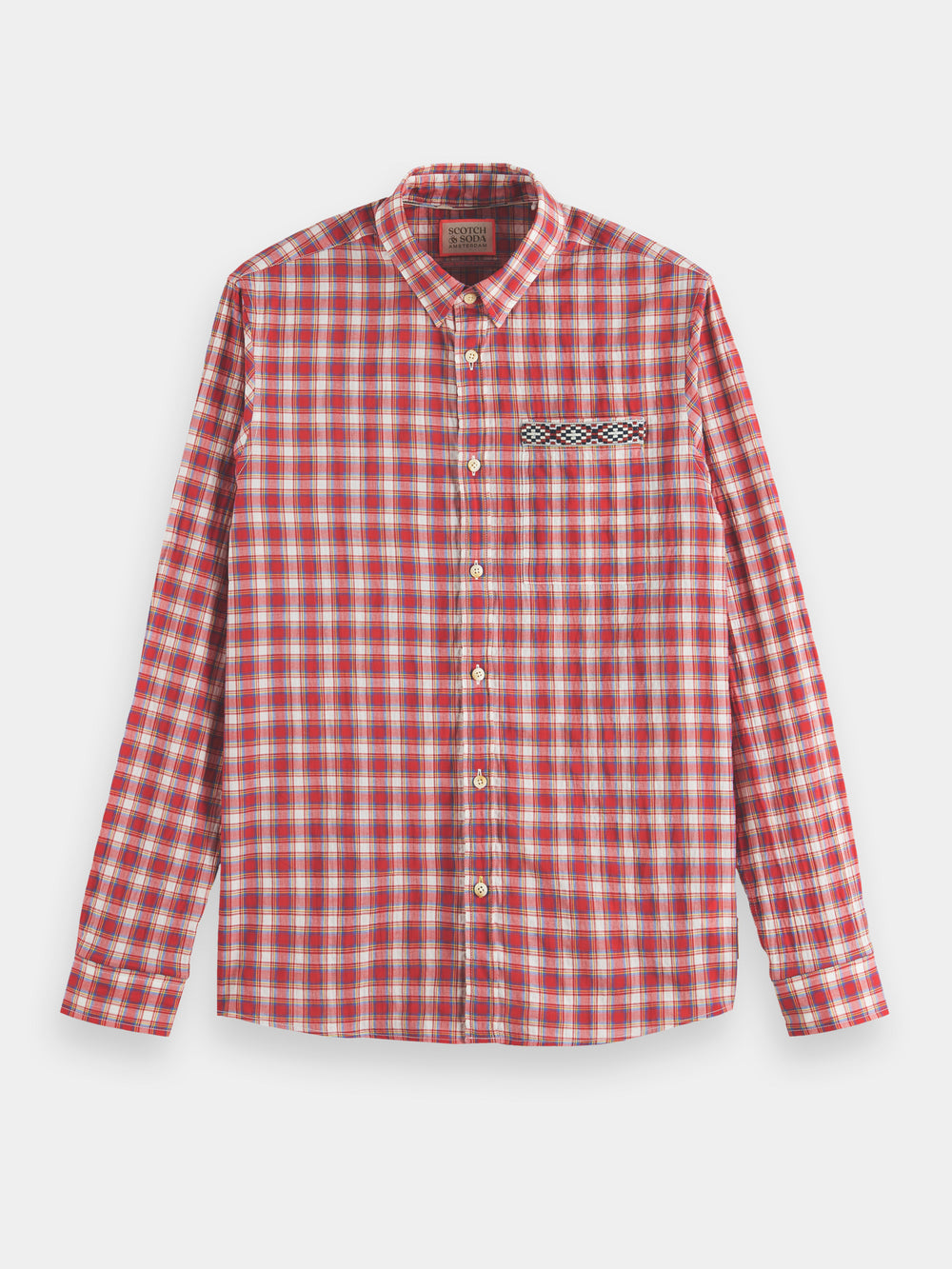 Regular-fit checked shirt - Scotch & Soda AU