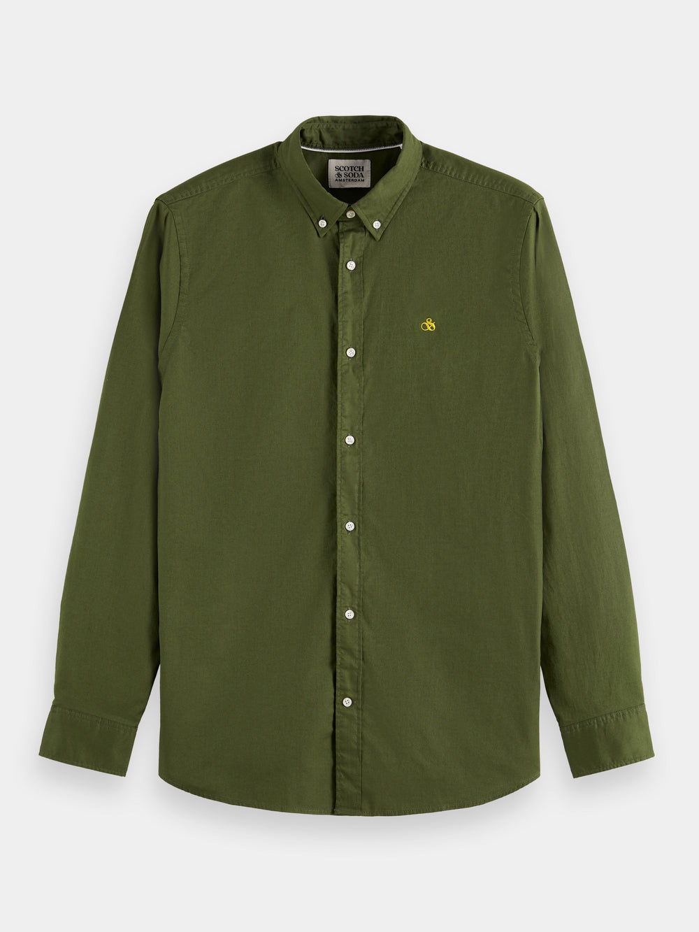 Regular-fit organic cotton Oxford shirt - Scotch & Soda AU