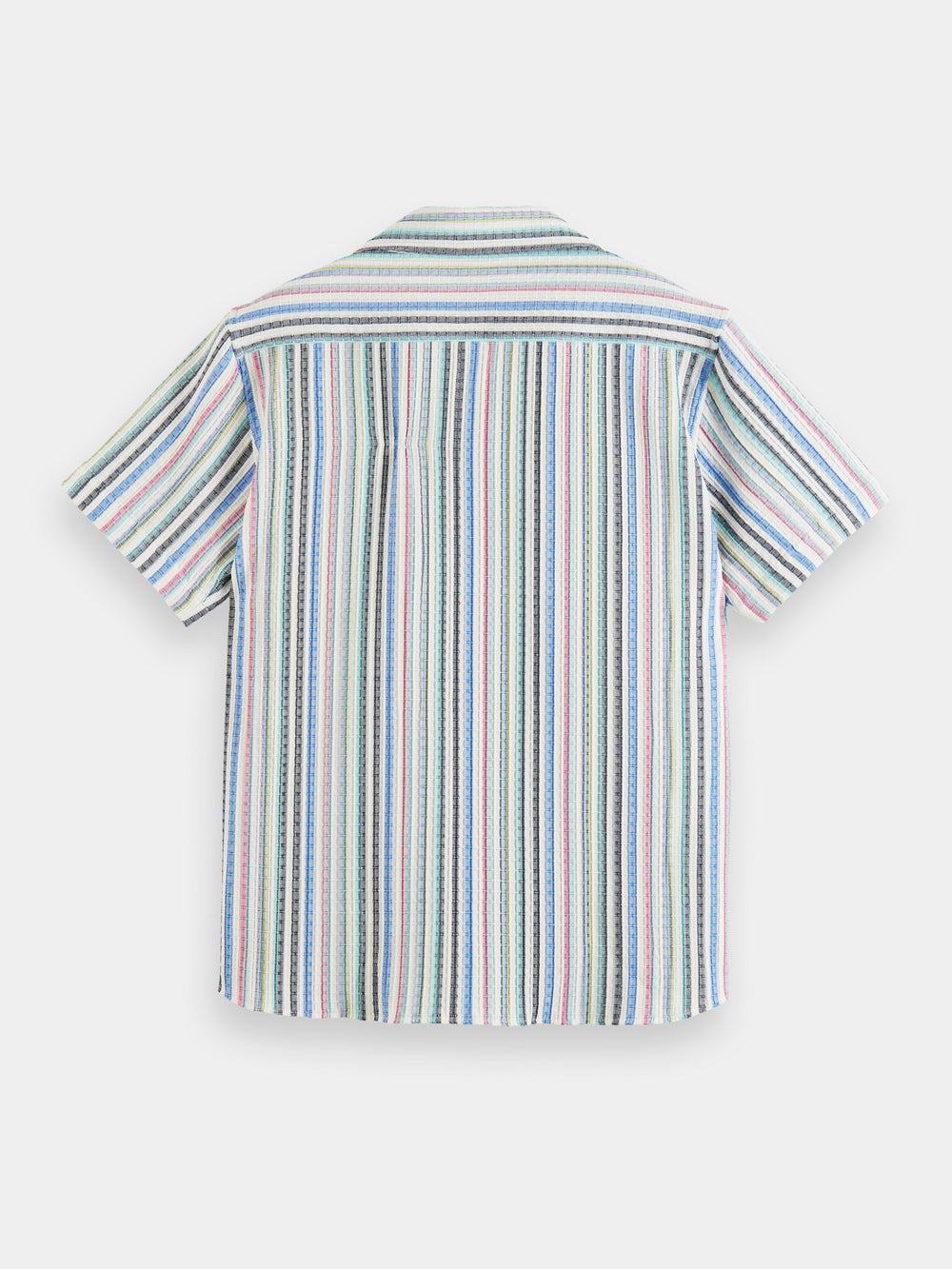 Striped structured camp shirt - Scotch & Soda AU