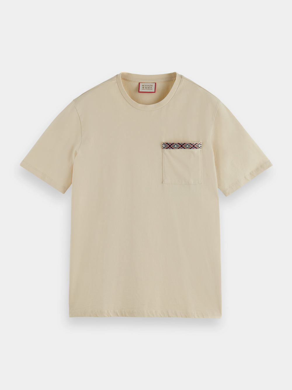 Washed tape pocket t-shirt - Scotch & Soda AU