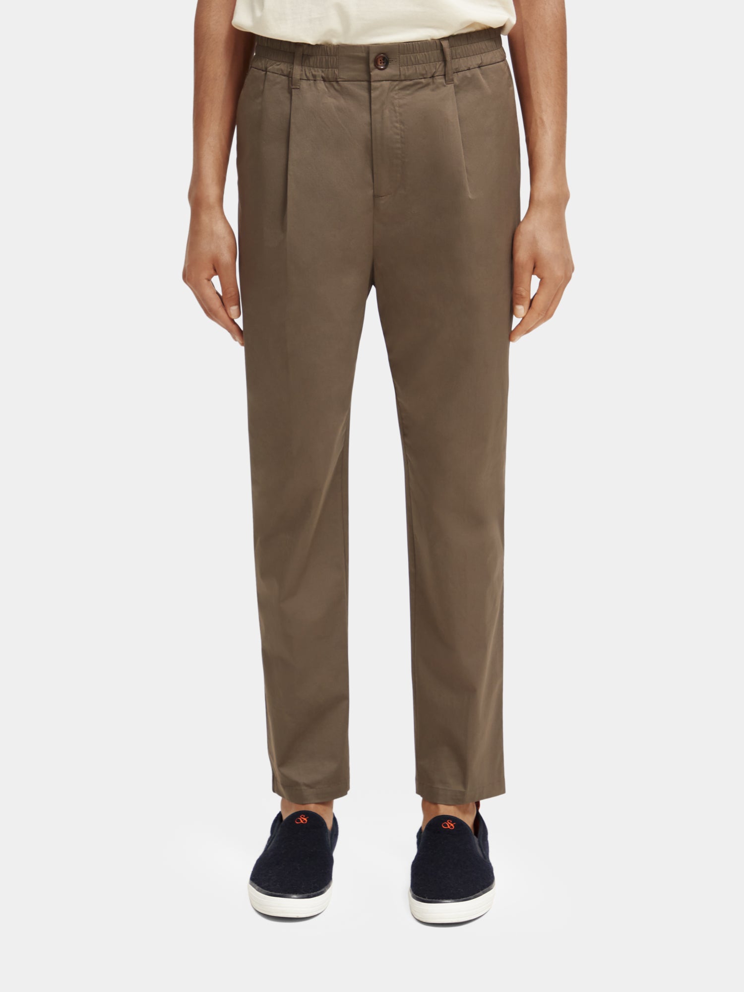 Morton slim-fit poplin jogger pants - Scotch & Soda AU