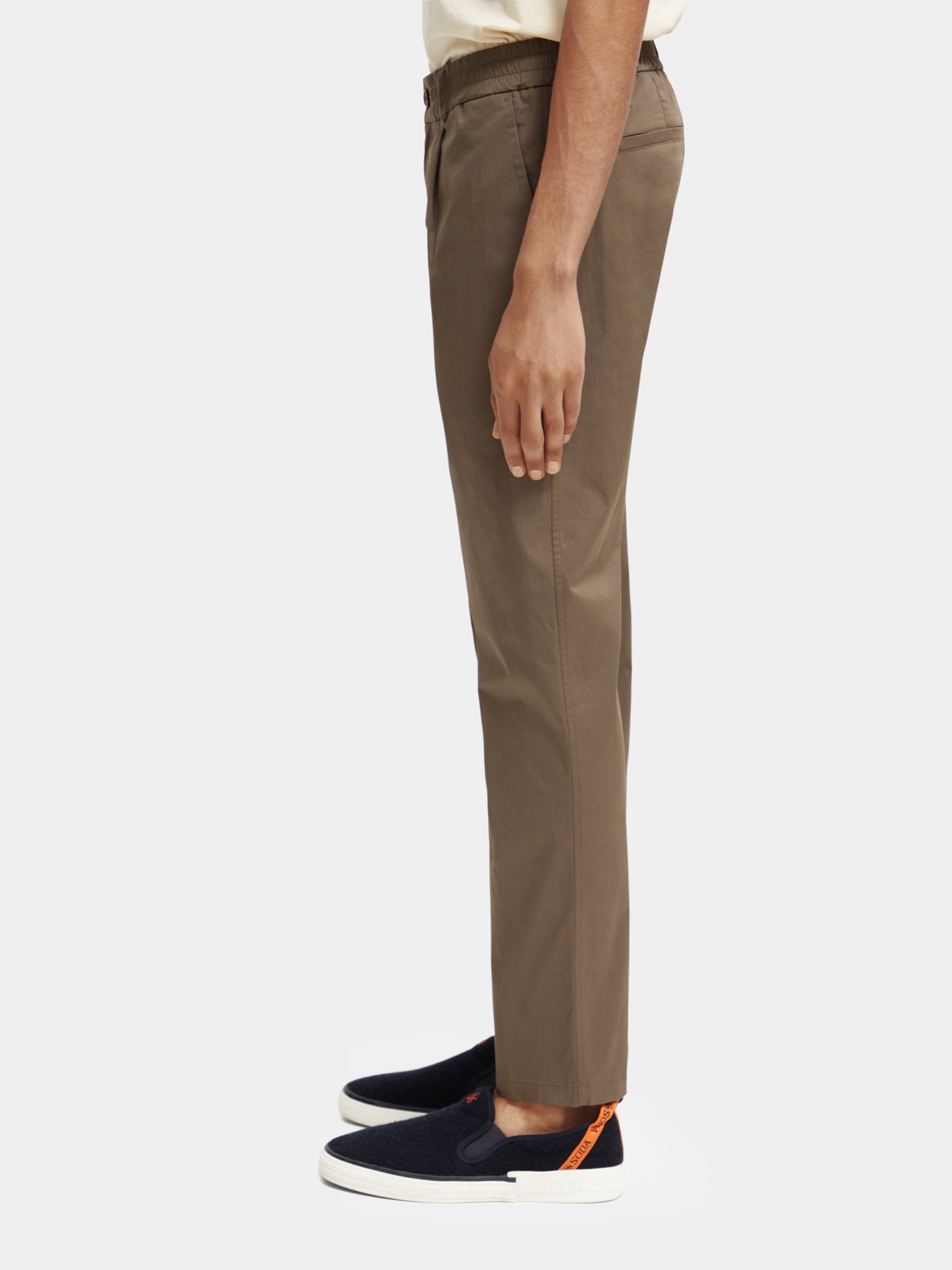 Morton slim-fit poplin jogger pants - Scotch & Soda AU