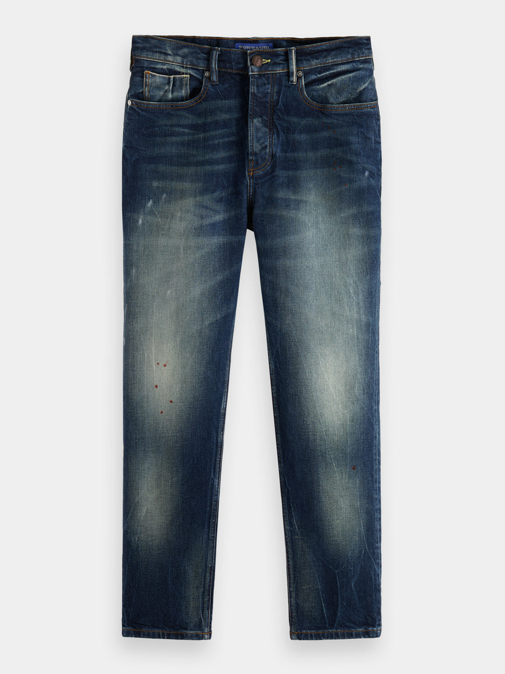 Drop premium selvedge tapered-fit jeans - Scotch & Soda AU