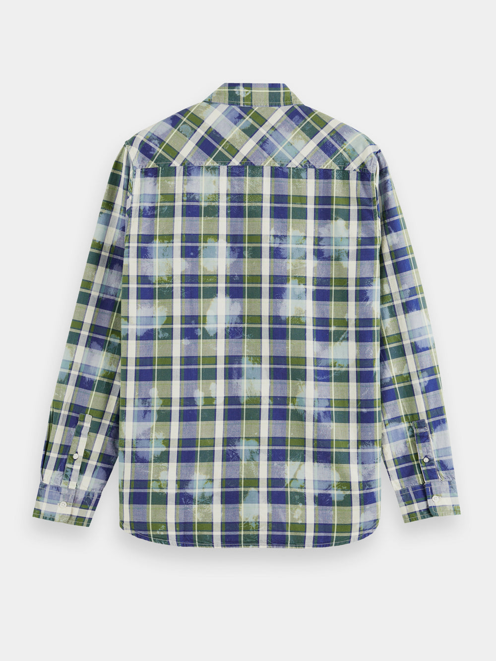 Washed checked workwear shirt - Scotch & Soda AU