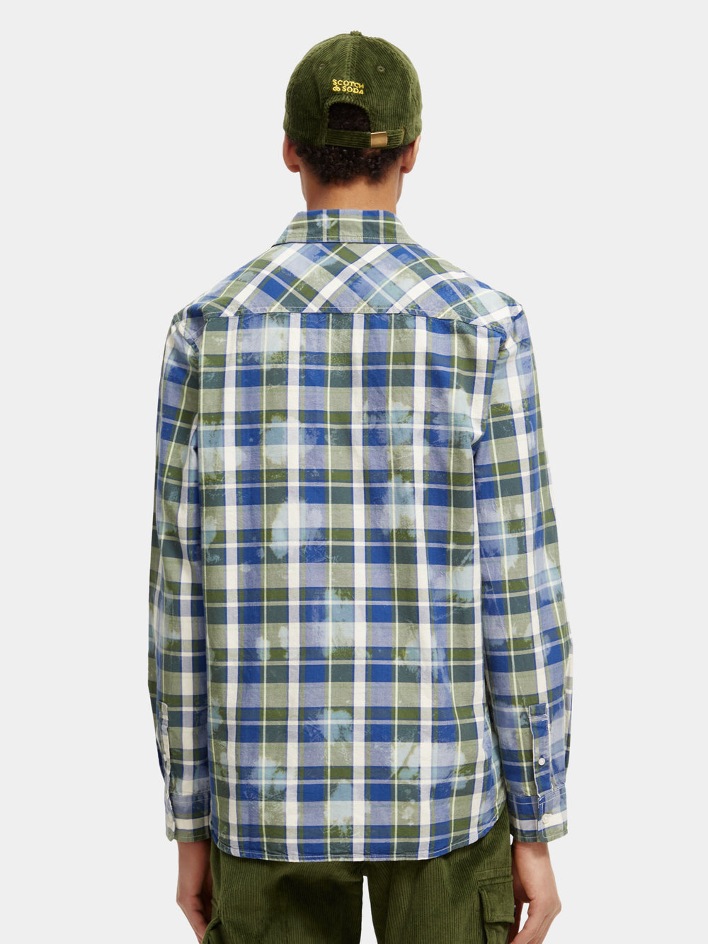 Washed checked workwear shirt - Scotch & Soda AU