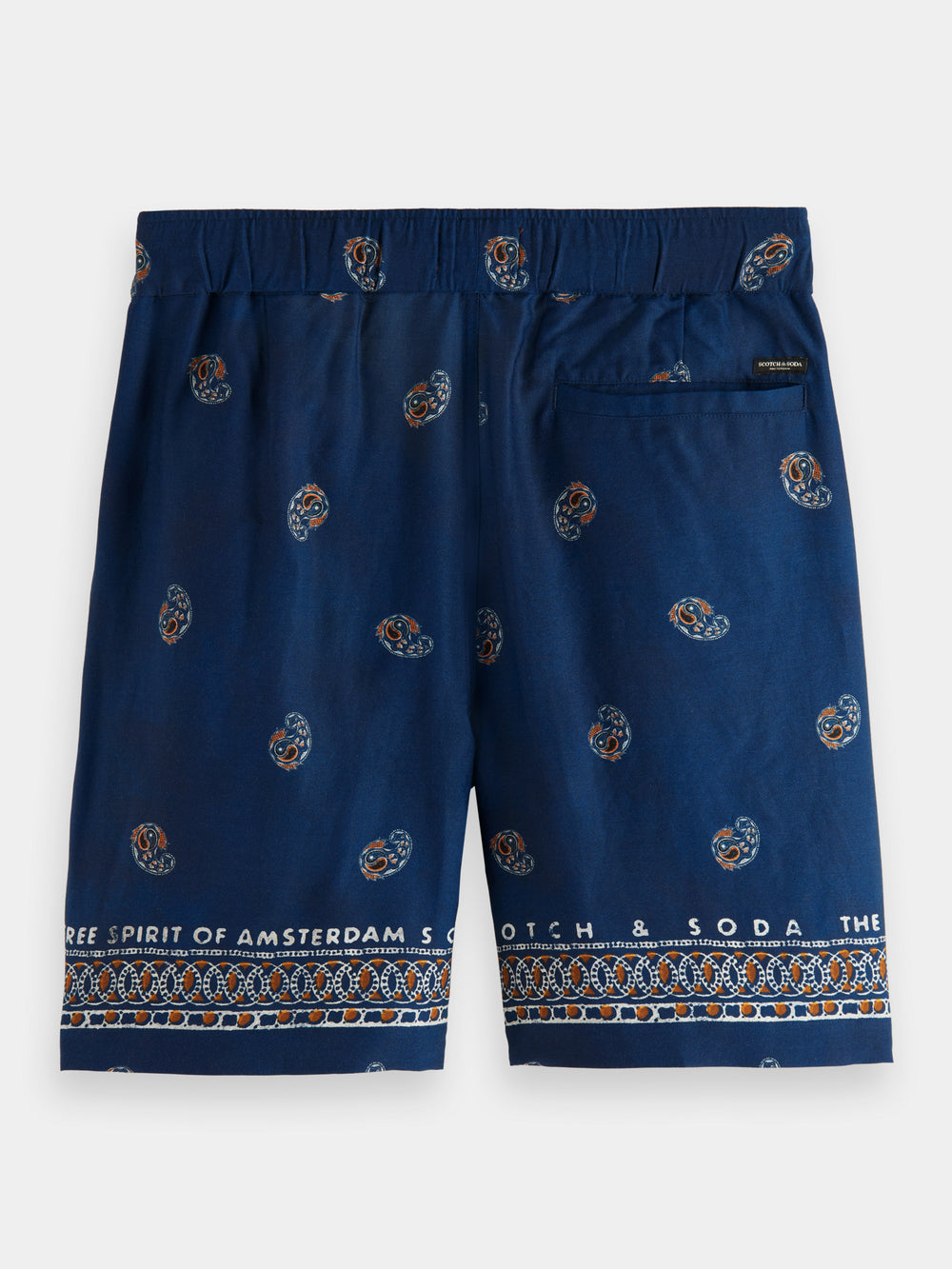 Printed relaxed-fit Bermuda shorts - Scotch & Soda AU